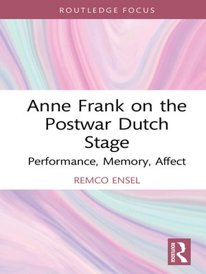 cover image of Anne Frank on the Postwar Dutch Stage
